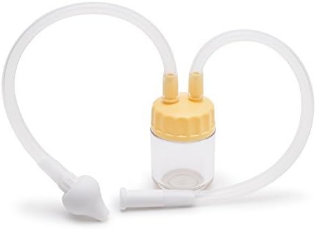 Baby Nasal Aspirator - Best Infant Nose Cleaner & Snot Sucker - Yellow