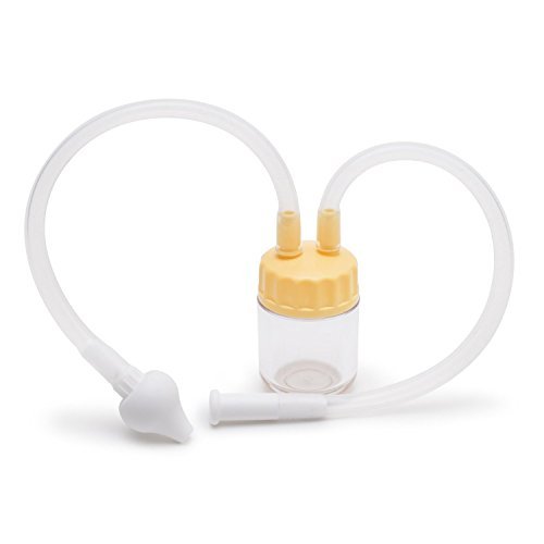 Baby Nasal Aspirator - Best Infant Nose Cleaner & Snot Sucker - Yellow