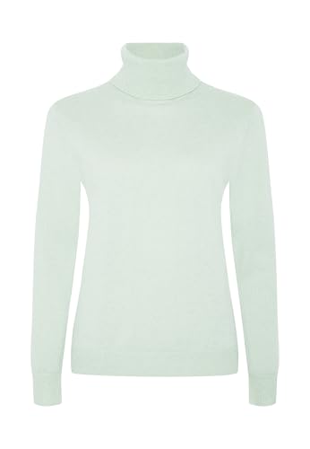 Image of Style & Republic Women's 100% Cashmere Slim Turtleneck Pullover Sweater