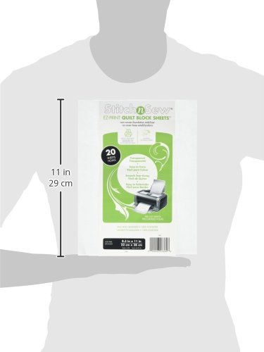 image for Thermo Web 3360 Stitch and Sew EZ-Print Transparent Non-Woven Quilt Bl