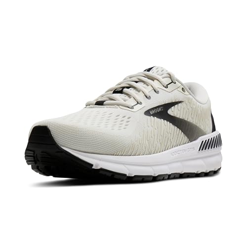 Brooks Men's Addiction GTS 15 Supportive Running Shoe - Vaporous Grey/Black/White - 12 X-Wide