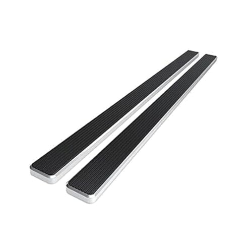 Estribos Running Board 5 pulgadas Aluminio Plata para Chevy y GMC