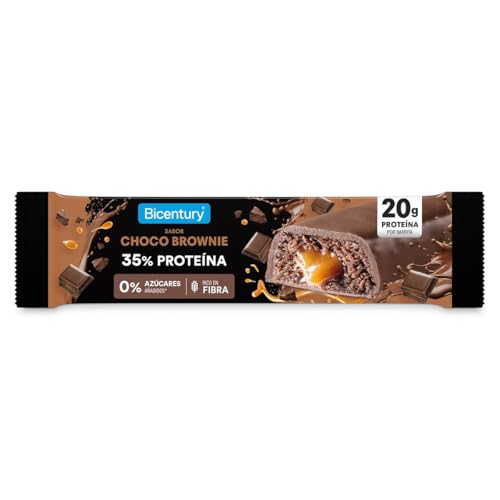 Barrita de proteína choco brownie Bicentury 57 g