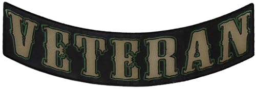 Veteran Patch, Large Rocker Patches