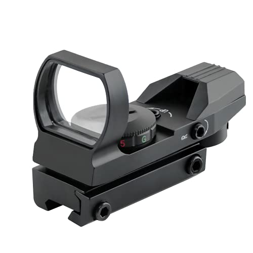 Il cannocchiale da puntamento Airsoft con 4 reticoli illuminati rossi e verdi con 5 motivi offre una larghezza della pupilla illimitata e una parallasse corretta. Diversi modelli soddisfano condizioni diverse.. Unterschiedliche Modelle erfüllen unterschiedliche Bedingungen.