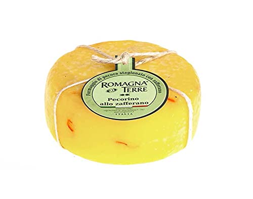 Pecorino allo zafferano Schafmilchkäse mit Safran 30-60 Tage gereift