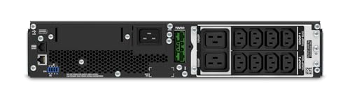 APC Smart-UPS SRT - SRT2200RMXLI - Onduleurs (UPS) 2200VA - RM, (8) IEC C13, (2) IEC C19, Console de contrôle et d'état LCD multifonction