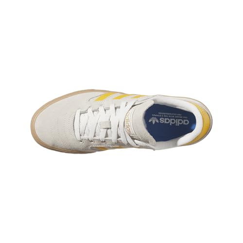 Image of adidas Mens Busenitz Vulc Ii Skate Skate Sneakers Shoes - White, Yellow