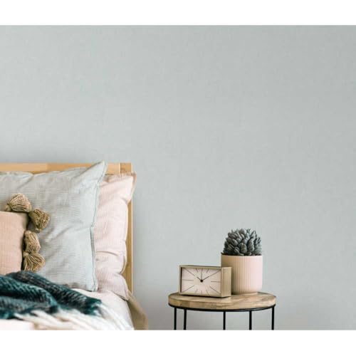 Papier peint intissé Bleu uni Erismann Aurora pour masquer les défauts du mur