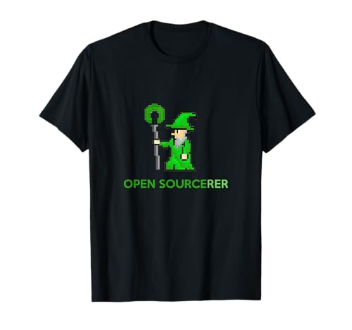 Open Sourcerer Developer Coder Open Sorcerer T-Shirt