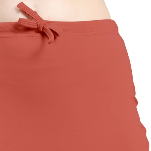 Image of Amazon Brand - Anarva Women Cotton Blended Saree Shapewear Regular Petticoat Skirt For Saree