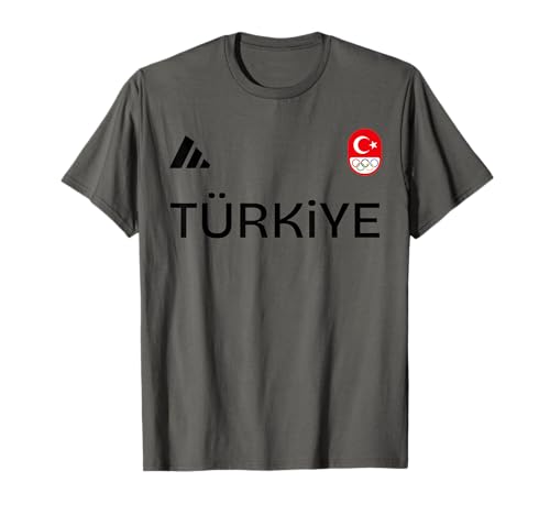 Turkiye Turkey Flag Turkish Olympic Shooting Team Sports T-Shirt