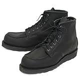[レッドウィング] 8074 6inch Classic Moc 6インチモックトゥブーツ ブラックハーネス US11D-約29cm