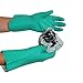 Price comparison product image Ultimate Industrial NL15 Lightweight Nitrile Gauntlets, 7/Small, Green