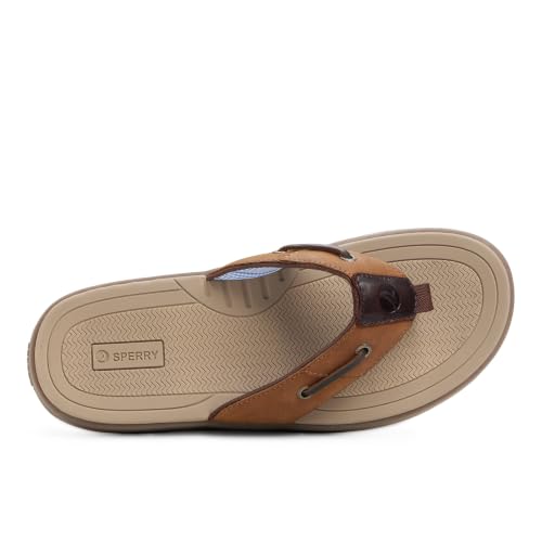 Image of Sperry Men's Baitfish Leather Flip Flop Sandal