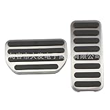PKFNKJ Voiture Pédales pour Suzuki SX4 Vitara, Antidérapant D'accélérateur Couvercle Frein Coussinets Embrayage Accessoire,A/2PCS Automatic