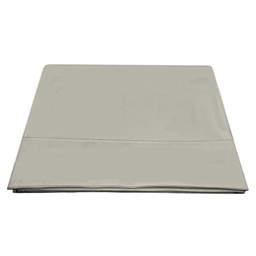 400 Thread Count Cotton Queen Fitted Sheets Grey 1pc, 100% Long Staple Cotton Soft Satin Fitted…