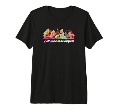 Disney Princess Best Teacher t-shirt cadeau idéal pour fin d'année scolaire