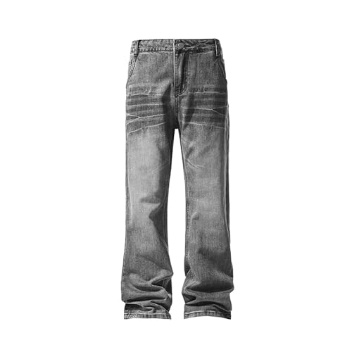 Jean baggy homme authentique jean vieilli style rétro américain