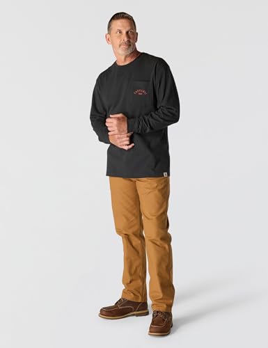 Carhartt Men's Loose Fit Heavyweight Long-Sleeve Pocket Longhorn Graphic T-Shirt4