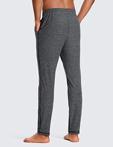 CRZ YOGA Mens Comfy Lounge Pants 30" - Super-Soft Open Bottom Yoga Casual Pajama Pants Athletic Sweatpants with Pockets2