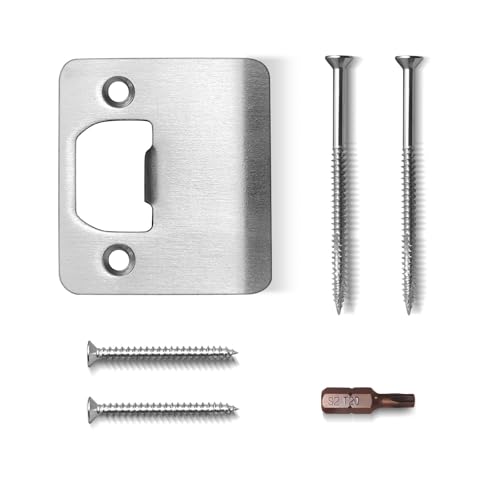 Extended Lip Strike Plate 2" x 2-1/4", Heavy Duty Version