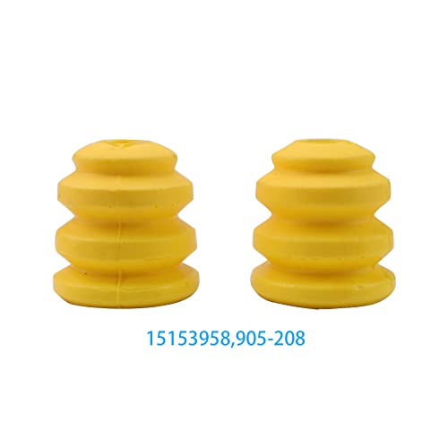 Juedima 2Pcs Control Front Arm Bumpers And 2Pcs Control Rear Axle Bumpers W/Nut Fits For Gmc Sierra 1500 Chevy Silverado 1500 1999-2007 Replaces 15153958,905-208,15712438,523-049 #TOP4