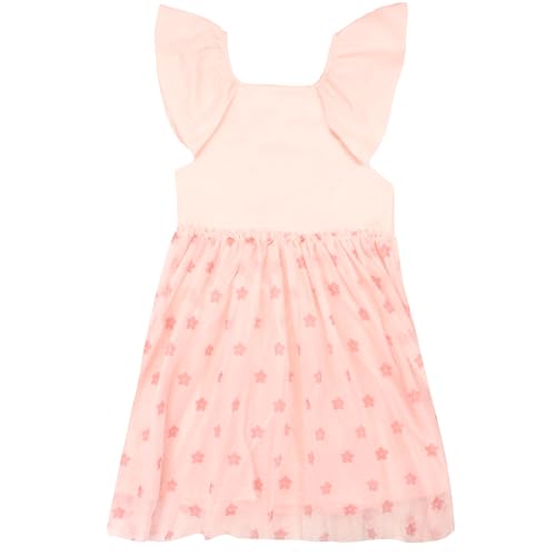 Disney Princesses and Minnie Mouse Girls Tutu Dress Princess Moana Rapunzel Belle Flutter Sleeve Dress for Girls2