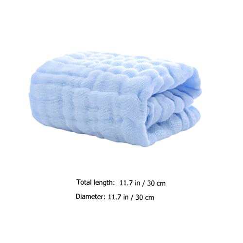 HANABASS 5Pcs Burp Cloth Multi Layer Muslin Towels for Soft Cotton Towels for Drooling and Messes2