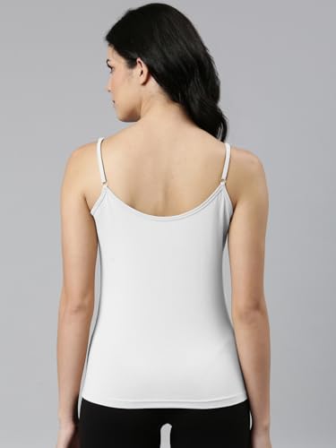 Image of Rupa Jon Premium Regular Fit Camisole for Women, Stretable Cotton Fabric with Adjustable Straps. Pack of 3