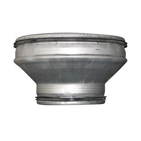 Réduction conique concentrique - RCC 160/125 J - Ø 160mm à 125mm - Galva avec joints