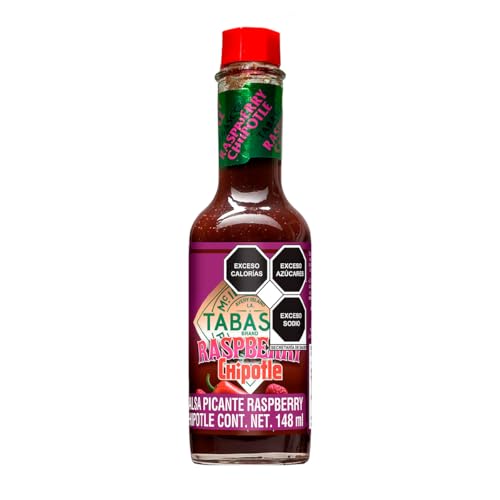 Tabasco Raspberry Chipotle Sauce, 150ml Bottle – Sweet and Smoky Flavor with a Mild Heat – Perfect for Grilled Meats, Glazes, Marinades, Desserts, and More – Versatile Gourmet Condiment