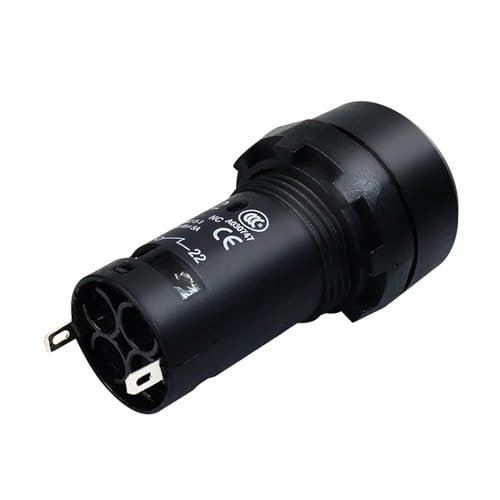 Interrupteur bouton lumineux 220V bleu pour commande de machine EB2