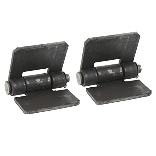 2 Pièces 106 X 75 X 5 Mm Charnières de Porte Soudables Charnières de Porte en Métal Robuste, Charnière à Longue Feuille de Style Sangle, épaisseur de...