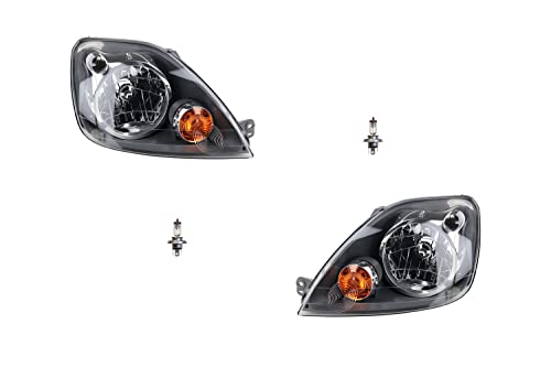 Johns Fari alogeni adatti a Ford Fiesta 02 05-08 con H4 Set Sinistra Destra