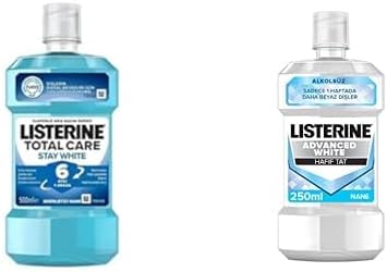 Listerine Stay White 500ml + Listerine Advanced White 250ml (2’li Set)