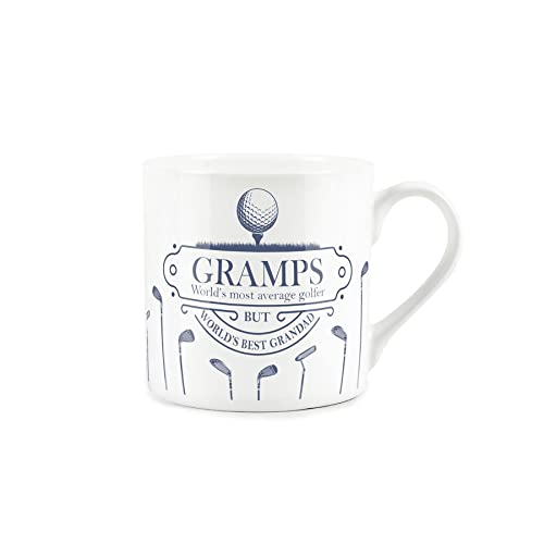 Purely Home Bad Golfer Joke Mug for Fathers Day - Gramps - Fine Bone China White Coffee Tea Present Fathers Day Gift - Image 2