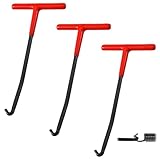 Bremorou 3 Pcs Spring Puller Tool Spring Removal Tool Car Accessories Brake Motorcycle Exhaust Hook Exhaust Hanger Removal Pipe Puller Snowmobile Pipe for Dirt Bike Adjustment