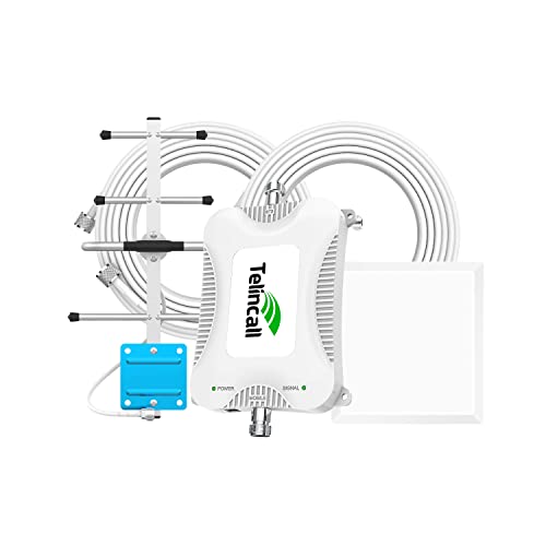 Cell Phone Signal Booster Kit for Home Up to 3,000 sq. ft U.S. Carriers Verizon 700MHZ Band 13 Boost Voice and Data Cell Phone Amplifier Signal Booster Verizon 4G LTE Signal Booster