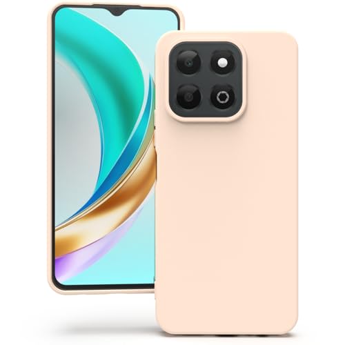 Coque Honor Magic 7 Pro silicone premium soft touch finition luxe rose clair