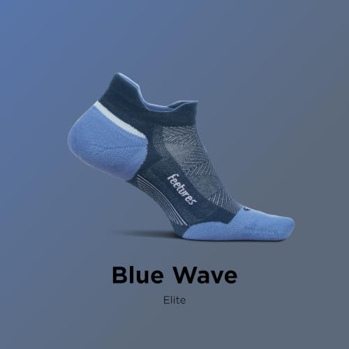 Image of Feetures Elite Max Cushion No Show Tab - Running Socks for Men & Women, Athletic Compression Socks, Moisture Wicking