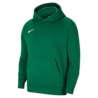NIKE Kid Y Nk Flc Park20 Po Hoodie Sweatshirt, Pine Green/White, M EU