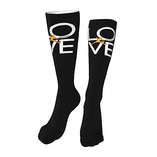 Fencing Knee High Socks For Women Long Tube Socks Athletic Compression Socks Unisex High Socks Girls