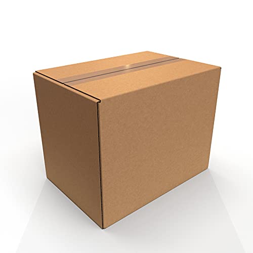 Embalaje 2000 cajas de cartón doble onda cartón para embalajes mudanza envío, 32X22X25 CM, 15 Cover
