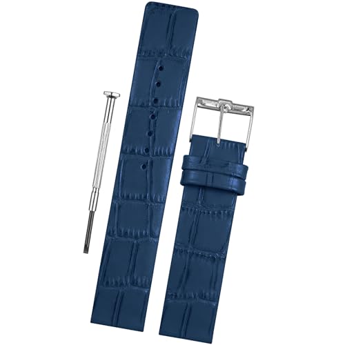 Image of DBLACK ''TNDS1'' Slim Leather Watch Strap, Minimalist style and a Bamboo-texture Design Belt / / For 18mm, 20mm, or 22mm, Compatible for TITAN Edge Slim Watches (Choose Your Size & Color)