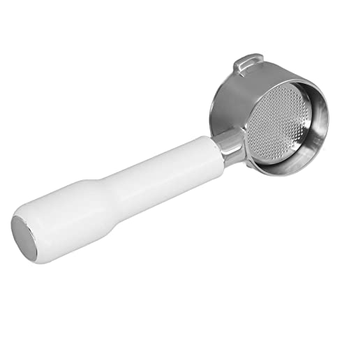 Portafiltro sin fondo de 51 mm con 2 orejas, filtro de acero inoxidable compatible con ECO310 8