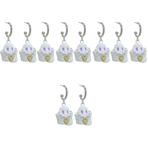 Boucles oreilles fantômes Halloween aux détails élégants et finitions gothiques