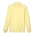 French Toast Boys' Pique Polo School Uniform Shirt with Long Sleeves for Boys and Girls, Yellow, XS (4/5)