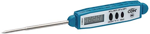 CDN Pocket Thermometer Waterproof Stainless Steel Digital Quick Read NSF Blue