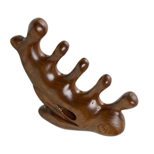 SUPVOX Sandalwood Hair Comb Scalp Gua Sha Tool Wooden Hair Brush 's Massage Tool Body